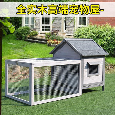 RUNPET Rabbit Cage Rabbit House Tent Dog Cat Urine Spray Luxury Villa Bird Cage Chicken Nest Indoor