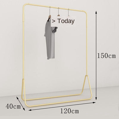 Economical Landing Modern Iron Rack Simple Men's And Women's Display Children's Clothing Shelf