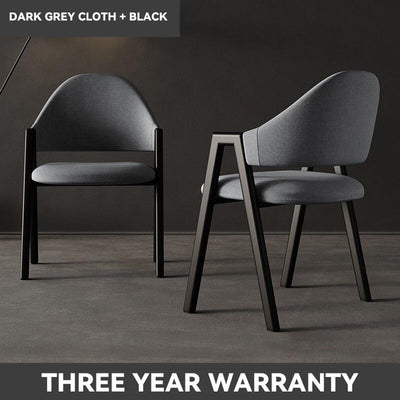 Nordic Backrest Dining Chair Leisure Iron Home Computer Chair Simple Modern Lazy Student Makeup