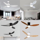 OROR Ceiling Fan With Led Light 48"/52" Ceiling Fan 3 Tone LED Light Remote Control