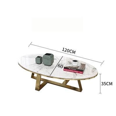 Nordic Marble Coffee Table Italian Living Room Simple Modern Titanium Stainless Steel Creative