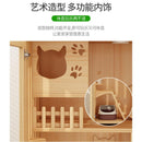 HERON Cat Cage Villa Solid Wood Luxury Home Cat Cabinet General Breeding Room Pet Room