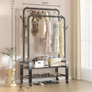 Kinbolee Clothes Rack Stainless Steel Clothes Organizer Stable Clothes Hanging Stand Multifunction