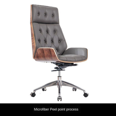 Reclining Computer Chair Office Chair With Emulsion Seat Backrest Ergonomic Massage Chair Home