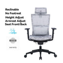 Desiny Office Chair Full Mesh Ergonomic Chair High Back Computer Chair With Clothes Hanger