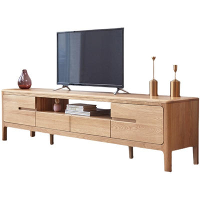 Special Nordic Solid Wood Tv Cabinet Tea Table Combination Modern Simple Oak Tv Cabinet Small Family