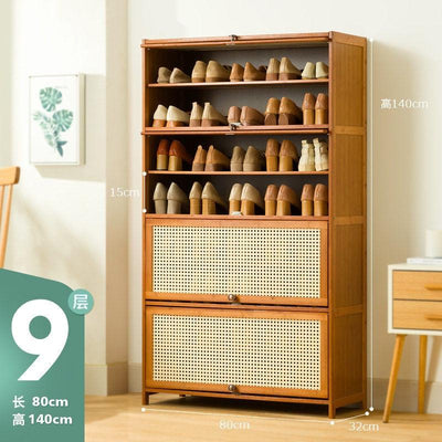 GC Shoe Cabinet Shoe Rack Cabinet Dust-proof Storage Cabinet Household Indoor Simple Entrance Large