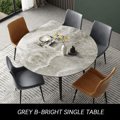 Retractable Slate Dining Table Round/Square Table Meeting Table Household Scratch And High