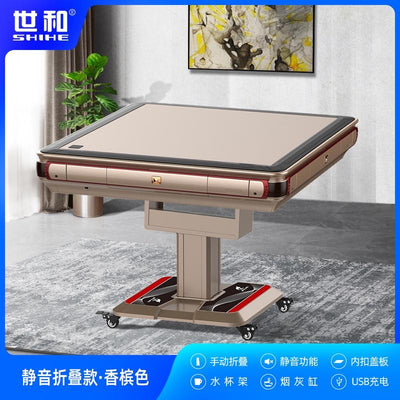 YICHANG Mahjong Machine Fully Automatic Household Folding Table Dual-purpose Mahjong Table New