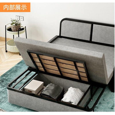 Latex Storage Sofa Bed Removable And Washable 1/2/3 Persons Living Room Multi-function Dual Purpose