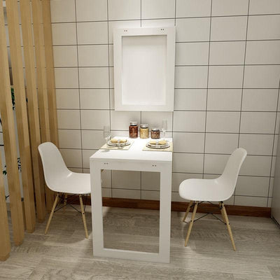 Wall Invisible Kitchen Wall Folding Table Retractable Small-family Folding Table Bar Table Chair