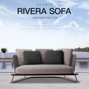 Nordic Outdoor Rattan Sofa Combination Living Room Courtyard Leisure Chair Outdoor Rattan Sofa