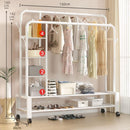 Kinbolee Clothes Rack Stainless Steel Clothes Organizer Stable Clothes Hanging Stand Multifunction