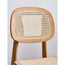 Desiny Solid Wood Dining Chair Household Rattan Woven Medieval Chair Rattan Chair