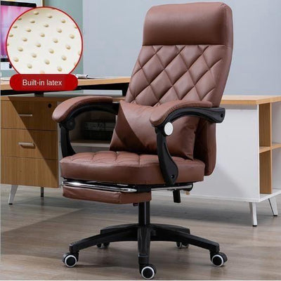 Computer Chair Office Chair Leather Seat Lifting Swivel Massage Chair