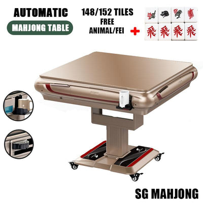 Singapore Automatic Mahjong Machine Table Electric Folding Mahjong Table (Silent Technology Silent