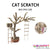 RUNPET Cat Condo Solid Wood Cat Climbing Rack Wear-resistant Non-stick Wood Dry Trunk Big Cat Nest