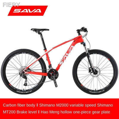 SAVA Carbon Fiber Mountain Men S And Women 27-speed Shimano Shift Brake Road Bike