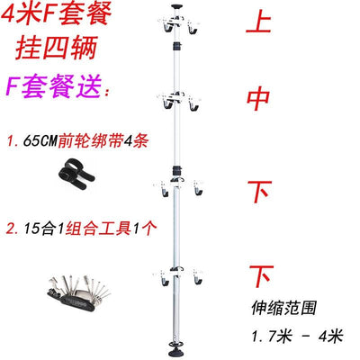 X-RIDER Bicycle Stand 4M Bicycle Rack Home Bike Stand Bicycle Accessories Bike Wall Bracket Bike