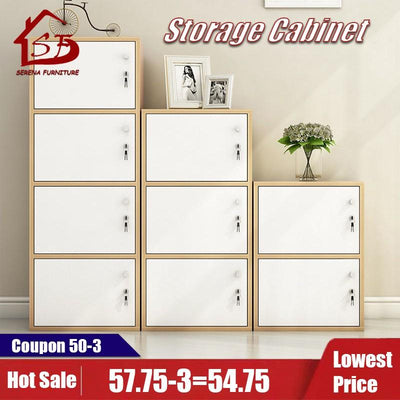 🔥 Hot Sale 🔥 Simple Bookshelf Living Room Multifunctional Storage Cabinet Bookcase Bedroom With