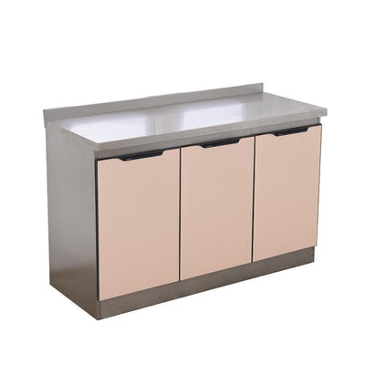 YSHF Kitchen Cabinet Storage Household With Gas Stove Sink Kitchen Cupboards Stainless Steel Kitchen