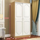 Kinbolee Solid Wood Wardrobe Multi-smell Small Wardrobe Nordic Sliding Door Wardrobe