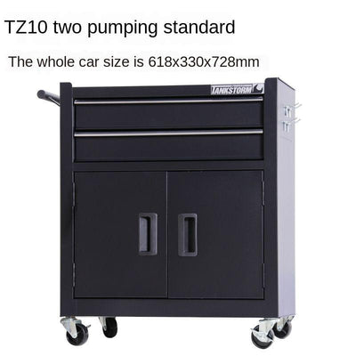 🎉Ready Stock🎉 Tank storm car repair hand tool box household multifunctional tool cabinet large