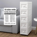 Cabinet Plastic Drawer Cabinet Household Multifunctional Storage Cabinet Gray White Movable Toy