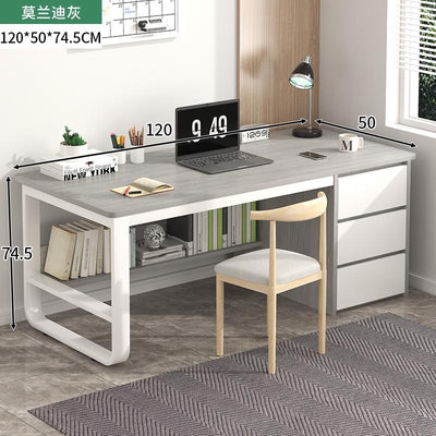 Computer Table Desktop Home Office Table Modern Simple Desk With Drawer Descombination Bedroom