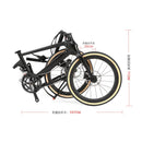 Twitter F451 Carbon Fiber Road Bike 22 Inch BMX Bike Double Oil Disc Brake Lightweight And Easy To