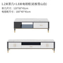 Marble Coffee Table Tv Cabinet Combination Small Family Coffee Table with Lock