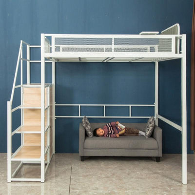 ARPER Wrought Iron Bed Raised Bed Bunk Small Family Loft Up And Down Apartment High And Low Iron