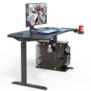 Desiny RGB Height Adjustable Table 140/160cm Electric Standing Desk Computer Table Home Furniture