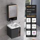 K.T Aluminum Alloy Mirror Cabinet Bathroom Cabinet Combination Small Cabinet Bathroom Integrated