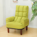 Chair Omlin Office Lazy Sofa Computer Chair Japanese Folding Reclining Chair Single Cloth Sofa 【In