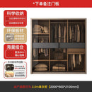 Zxd Nordic Sliding Door Wardrobe Household Bedroom Modern Simple And Light Luxury Storage Coat