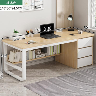 Computer Table Desktop Home Office Table Modern Simple Desk With Drawer Descombination Bedroom