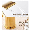 RUNZE Gold Basin Sink Hot & Cold Mixer Kitchen Faucet Brass Bathroom Water Tap Multi-styles To