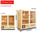 Cat Cage Villa Apartment Solid Wood With Climbing Rack House Dispaly Cabinet Four Seasons Universal