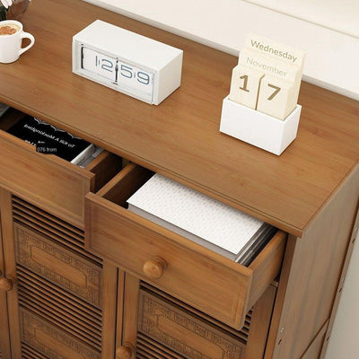 Drawer Shoe Cabinet Simple Modern Hall Cabinet Multi-functional Living Room Shoes Storage Cabinet