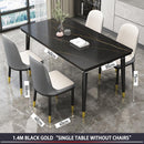 Dining Table Marble Slate Dining Table Household Small Apartment Dining Table And Chair Combination