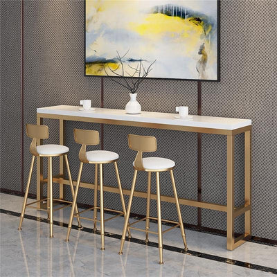 High Foot Simple Nordic Bar Table Against The Wall Narrow Table Bar Table And Chair Living Table