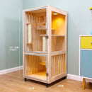 Pet Cage Solid Wood Home Luxurious Two-storey Three-storey Cat House