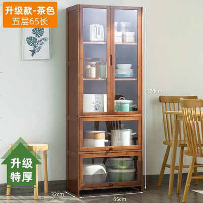 Side cabinet small size kitchen shelf storage cabinet living room wall family small family tea and