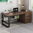 Computer Table Desktop Home Office Table Modern Simple Desk With Drawer Descombination Bedroom