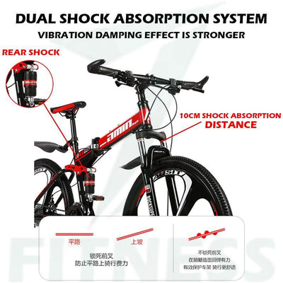 Foldable Bicycle Shimano 24/26 Inch Mountain Bike