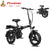 Phoenix Foldable Bicycle Double Disc Brake High Carbon Steel Folding Electric Bicycle Lithium