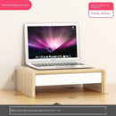 Desktop Monitor Stand Solid Wood Computer Monitor Riser High Capacity Bedroom Desk Storage 064.SG