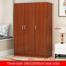 Bedroom Square Lattice Cabinet Wardrobe 140cm Small Household Load-bearing Wood 40/50 Deep Hanging