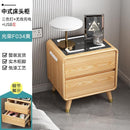 Smart Bedside Table Wireless Charging Bedside Cabinet With USB Sockets And 3-Color Light Chinese